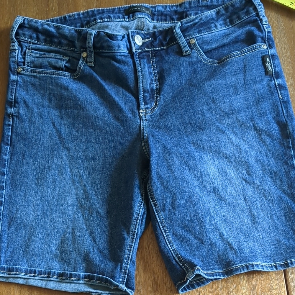 Silver Jeans 16 Classic Blue Denim Women's Suki EUC